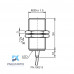 SENSOR IND.CIL.DIAM.30MM Sn:10MM FAC.ALIM.10-30VDC T.MAX.100OC 2F NA CABO 2MTS NBB10-30GM50-Z0-T PN:236495 PEPPERL