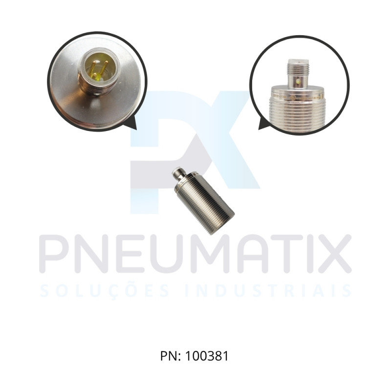SENSOR IND.CIL.DIAM.30MM Sn:15MM FAC.ALIM.10-30VDC PNP NA M12 NBB15-30GM50-E2-V1 PN:326161-0146 PEPPERL