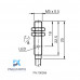 SENSOR IND.CIL.DIAM.5MM Sn:1,5MM FAC.ALIM.10-30VDC NPN NA CABO 2MTS NBB1,5-5GM25-E0 PN:202164 PEPPERL