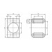 SUPORTE PLASTICO DE FIXACAO DE SENSOR DE 30MM BF 30 PN:000051 PEPPERL