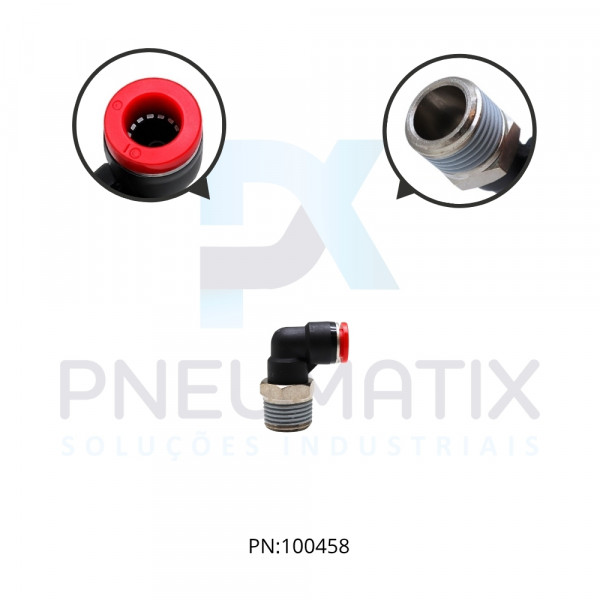 CONEXAO COTOVELO MACHO PLASTICA 10MM X R.1/2 BSPT C01471048 NORGREN CONEXAO COTOVELO MACHO PLASTICA 10MM X R.1/2 BSPT C01471048 NORGREN