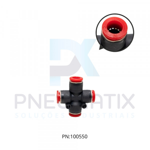 CONEXAO UNIAO CRUZETA PLASTICA 10MM C00901000 NORGREN CONEXAO UNIAO CRUZETA PLASTICA 10MM C00901000 NORGREN