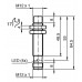 SENSOR IND.CIL.DIAM.12MM Sn:8MM N.FAC.ALIM.10-30VDC PNP NA/NF M12 NBN8-12GM50-A2-V1 PN:326161-0055 PEPPERL