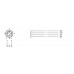 CABO C/CONECTOR 10MTS FEMEA ANGULAR M12 4 POLOS COR CINZA PVC V1-W-10M-PVC PN:033486 PEPPERL