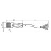 CABO C/CONECTOR 2MTS FEMEA RETO M12 5 POLOS COR CINZA PVC V15-G-2M-PVC PN:035322 PEPPERL