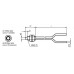 SENSOR FIBRA OTICA DIFUSA Sn:85MM R.M6 CABO 2MTS KLR-C16-2,2-2,0-K71 PN:805825 PEPPERL