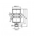 SENSOR IND.CIL.DIAM.30MM Sn:15MM FAC.ALIM.3,5-30VDC 2 FIOS NA M12 NCB15-30GM50-Z4-V1 PN:131622 PEPPERL