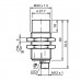 SENSOR CAPACITIVO CIL.DIAM.30MM Sn:15MM N.FAC.ALIM.10-60VDC PNP NA M12 CCN15-30GS60-E2-V1 PN:189963 PEPPERL