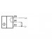 SENSOR CAPACITIVO RETANGULAR Sn:10MM NAO FAC.ALIM.10-30VDC PNP NA CABO 2MTS CBN10-F46-E2 PN:051979 PEPPERL