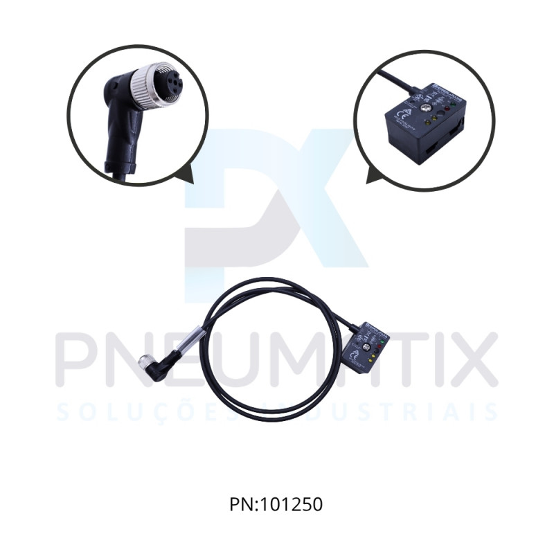 MODULO AS-I DIGITAL 2DI ALIM.21-31VDC CONEC.COTOVELO M12 FEMEA PNP CABO 1MTS VBA-2E-G10-ZAJ-1M-V1-W PN:221247 PEPPERL