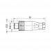 CONECTOR MACHO RETO M12 8P.PARAFUSAVEL IP67 717301-0000000 MURRELEKTRONIK