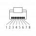 CONECTOR MACHO RETO RJ 45 8P.774011-0000000 MURRELEKTRONIK