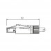 CONECTOR MACHO RETO RJ 45 8P.774011-0000000 MURRELEKTRONIK