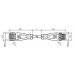 CABO C/CONECTOR 3MTS FEMEA RETO M12 4 POLOS COR CINZA PVC V1-G-3M-PVC-V1-G PN:192068 PEPPERL