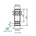 SENSOR IND.CIL.DIAM.14MM Sn:2,5MM FAC.ALIM.8,2V NAMUR NF M12 NJ2,5-14GM-N-V1-Y21146 PN:70133054 PEPPERL