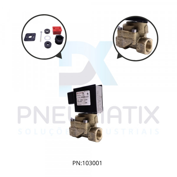 VALVULA SOLENOIDE 2/2V R.1/2 BSP NF 40BAR SOL. 24 VCC 8536200.9151.02400 NORGREN VALVULA SOLENOIDE 2/2V R.1/2 BSP NF 40BAR SOL. 24 VCC 8536200.9151.02400 NORGREN
