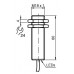 SENSOR IND.CIL.DIAM.18MM Sn:5MM FAC.ALIM.20-253VAC 2 FIOS NF CABO 2MTS NBB5-18GM60-WO PN:124312 PEPPERL