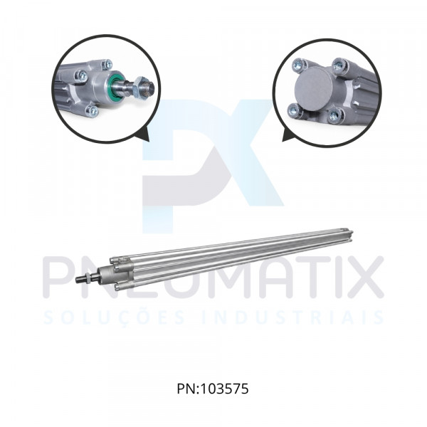 CILINDRO PNEUM.ISO D.A MAG.PERFILADO DIAM.40MM X CURSO 1000MM PRA/802040/M/1000 NORGREN