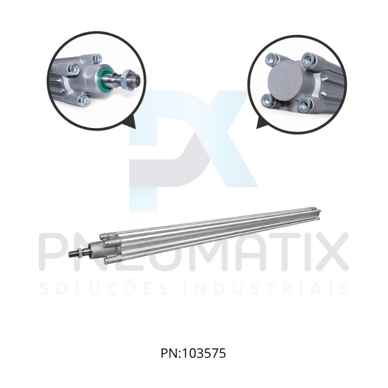 CILINDRO PNEUM.ISO D.A MAG.PERFILADO DIAM.40MM X CURSO 1000MM PRA/802040/M/1000 NORGREN