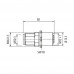 CONECTOR MACHO/FEMEA TIPO FLANGE M12 5P.ME333576 MURRELEKTRONIK