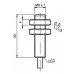 SENSOR IND.CIL.DIAM.8MM Sn:2MM FAC.ALIM.10-30VDC PNP NF CABO 2MTS NBB2-8GM30-E3 PN:304615-0047 PEPPERL
