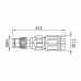 CONECTOR MOSA MACHO RETO M8 3P AUTOCRIMPANTE 708325-0000000 MURRELEKTRONIK