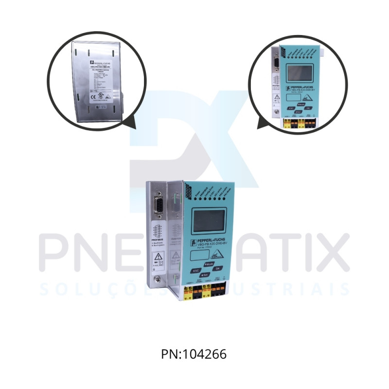 GATEWAY AS-I PROFIBUS DUPLO MESTRE VBG-PB-K20-DMD-BV PN:205322 PEPPERL GATEWAY AS-I PROFIBUS DUPLO MESTRE VBG-PB-K20-DMD-BV PN:205322 PEPPERL