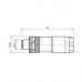 CONECTOR MACHO RETO M12 4P.PARAFUSAVEL IP67 TENSAO MAX.250VCA/DC 712745-0000000 MURRELEKTRONIK