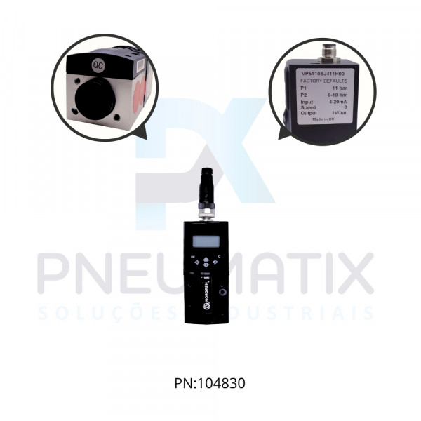 VALVULA CONTROLE DE PRESSAO PROPORCIONAL 0A10BAR R.1/4 BSP VP5110BJ411H00 NORGREN VALVULA CONTROLE DE PRESSAO PROPORCIONAL 0A10BAR R.1/4 BSP VP5110BJ411H00 NORGREN