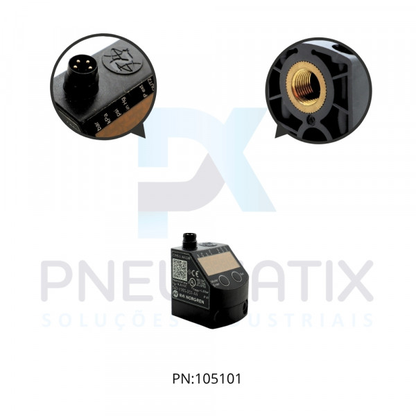 PRESSOSTATO DIGITAL R.1/8 FEMEA FIXO FAIXA 0A10BAR 54D-V110G-DD0-AA NORGREN PRESSOSTATO DIGITAL R.1/8 FEMEA FIXO FAIXA 0A10BAR 54D-V110G-DD0-AA NORGREN