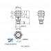 SENSOR FOTOEL.CIL.DIAM.18MM Sn:600MM TP.DIFUSO ALIM.10-30VDC PNP NA M12 OBD600-18GK40-E2-V1 PN:70113328-100043 PEPPERL+
