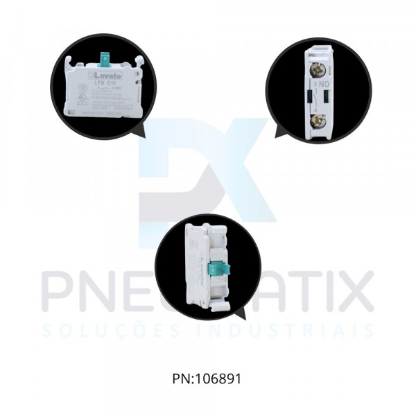 CONTATO AUXILIAR 1 NA 10A VERDE SERIE PLATINUN TERMINAL PARAFUSO REF. LPXC10 LOVATO CONTATO AUXILIAR 1 NA 10A VERDE SERIE PLATINUN TERMINAL PARAFUSO REF. LPXC10 LOVATO