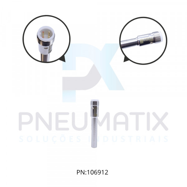 SENSOR IND.CIL.DIAM.8MM Sn:2MM ALIM.5-30VDC PNP NA/NF M12 NBB2-8GM40-A2-V1 PN:304615-0052 PEPPERL SENSOR IND.CIL.DIAM.8MM Sn:2MM ALIM.5-30VDC PNP NA/NF M12 NBB2-8GM40-A2-V1 PN:304615-0052 PEPPERL