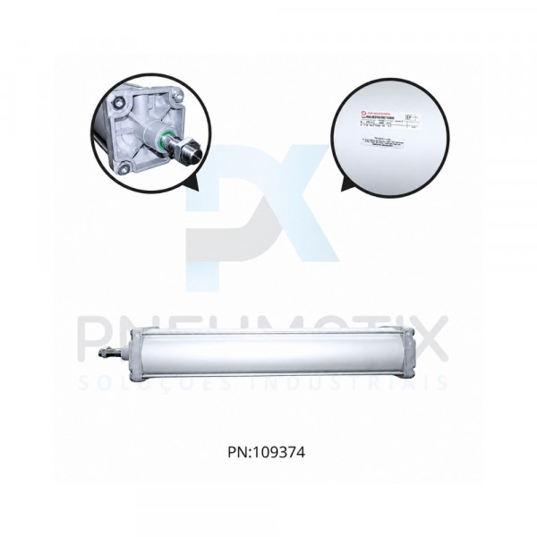 CILINDRO PNEUM.ISO D.A MAG.TIRANTADO DIAM.200MM X CURSO 1000MM RA/8200/M/1000 NORGREN CILINDRO PNEUM.ISO D.A MAG.TIRANTADO DIAM.200MM X CURSO 1000MM RA/8200/M/1000 NORGREN