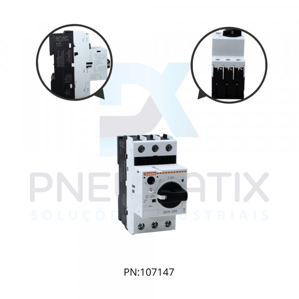 DISJUNTOR MOTOR COM PROTECAO TERMICA E MAGNETICA + TRIP FAIXA 9-14A SM1R1400 LOVATO
