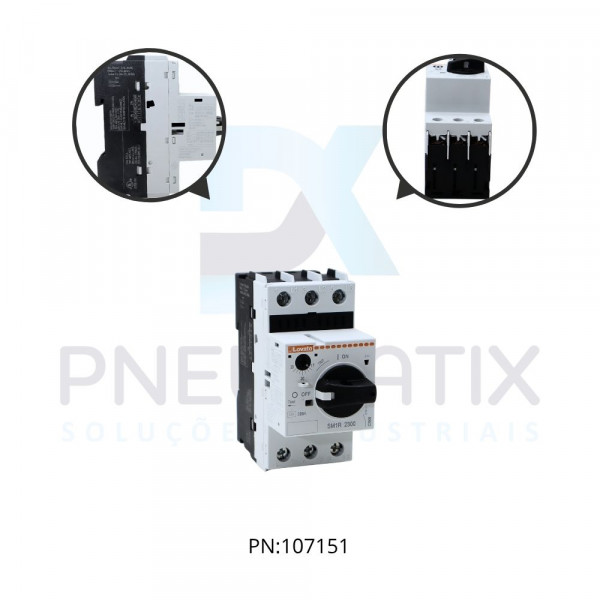 DISJUNTOR MOTOR COM PROTECAO TERMICA E MAGNETICA + TRIP FAIXA 24-32A SM1R3200 LOVATO DISJUNTOR MOTOR COM PROTECAO TERMICA E MAGNETICA + TRIP FAIXA 24-32A SM1R3200 LOVATO