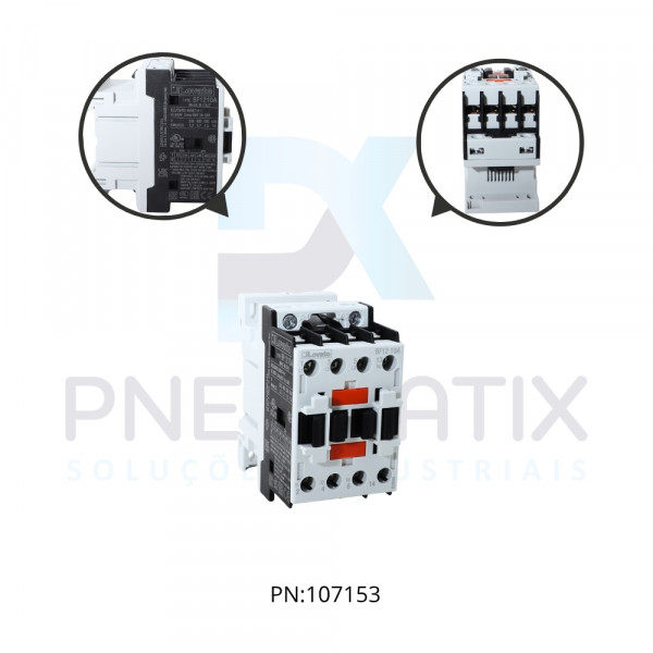 CONTATOR TRIPOLAR COM 1 CONTATO NA 12A AC3 BOBINA 230/50-60 HZ REF. BF1210A230 LOVATO CONTATOR TRIPOLAR COM 1 CONTATO NA 12A AC3 BOBINA 230/50-60 HZ REF. BF1210A230 LOVATO