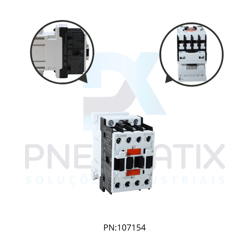 CONTATOR TRIPOLAR COM 1 CONTATO NA 12A AC3 BOBINA 24VDC REF. BF1210D024 LOVATO CONTATOR TRIPOLAR COM 1 CONTATO NA 12A AC3 BOBINA 24VDC REF. BF1210D024 LOVATO