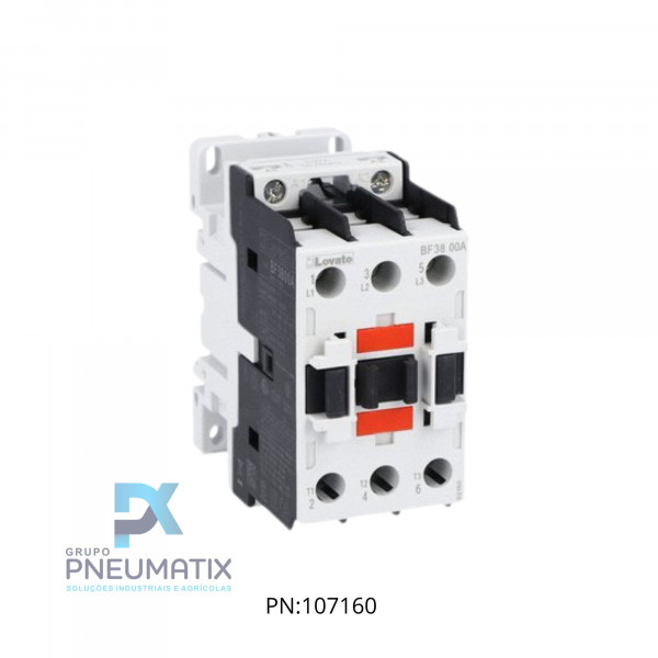CONTATOR TRIPOLAR COM 1 CONTATO NA 38A AC3 BOBINA 230/50-60 HZ REF. BF3800A230 LOVATO CONTATOR TRIPOLAR COM 1 CONTATO NA 38A AC3 BOBINA 230/50-60 HZ REF. BF3800A230 LOVATO