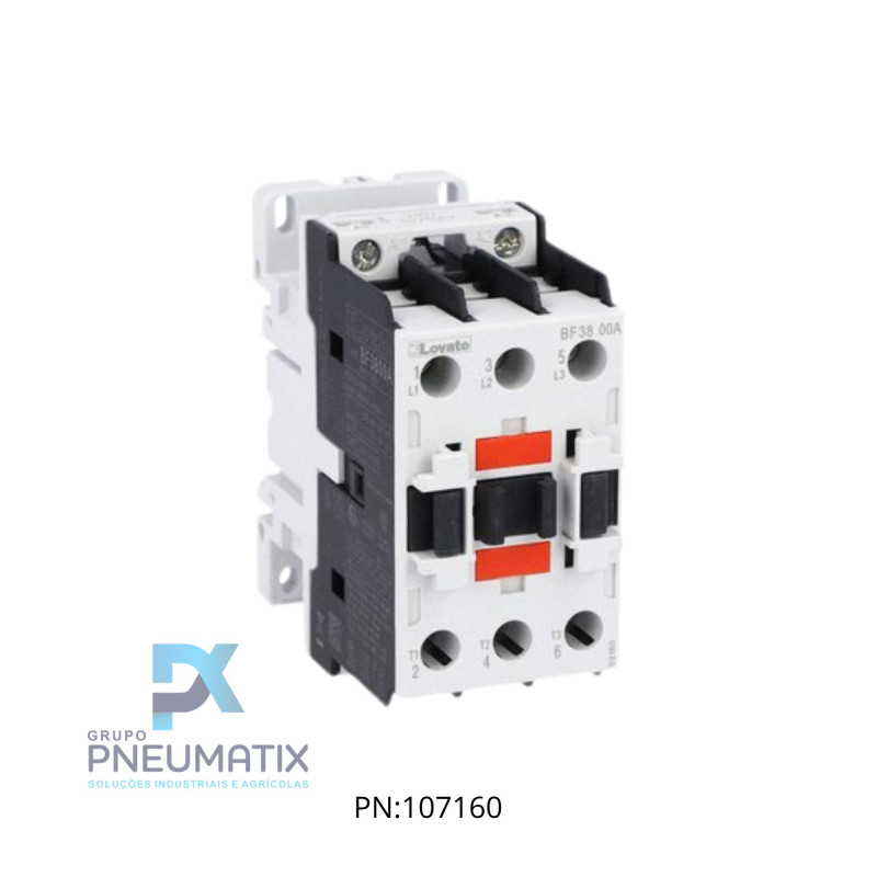 CONTATOR TRIPOLAR COM 1 CONTATO NA 38A AC3 BOBINA 230/50-60 HZ REF. BF3800A230 LOVATO CONTATOR TRIPOLAR COM 1 CONTATO NA 38A AC3 BOBINA 230/50-60 HZ REF. BF3800A230 LOVATO