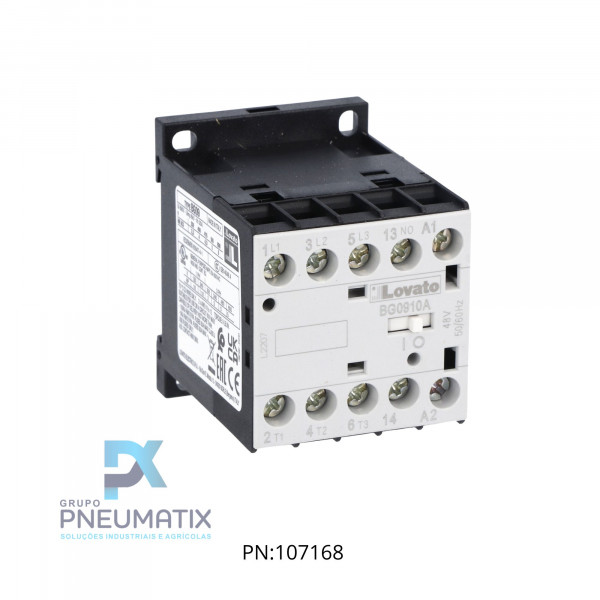 MINI CONTATOR AUXILIAR COM 2 CONT. NA/NF 6A AC3 BOBINA 12 VDC REF. 11BG0022D012 LOVATO MINI CONTATOR AUXILIAR COM 2 CONT. NA/NF 6A AC3 BOBINA 12 VDC REF. 11BG0022D012 LOVATO