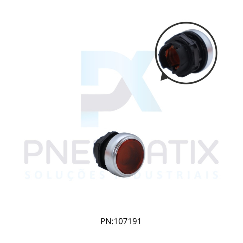 BOTAO PULSANTE FACEADO ILUMINADO VERMELHO IP67/69 LPCBL104 LOVATO BOTAO PULSANTE FACEADO ILUMINADO VERMELHO IP67/69 LPCBL104 LOVATO