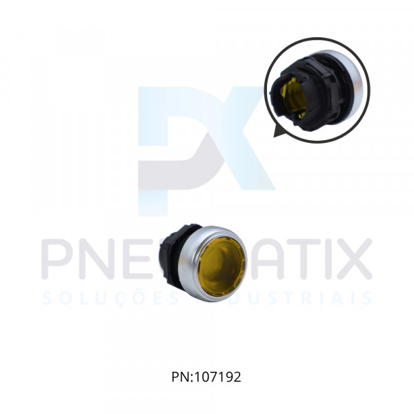 BOTAO PULSANTE FACEADO ILUMINADO AMARELO IP67/69 LPCBL105 LOVATO BOTAO PULSANTE FACEADO ILUMINADO AMARELO IP67/69 LPCBL105 LOVATO