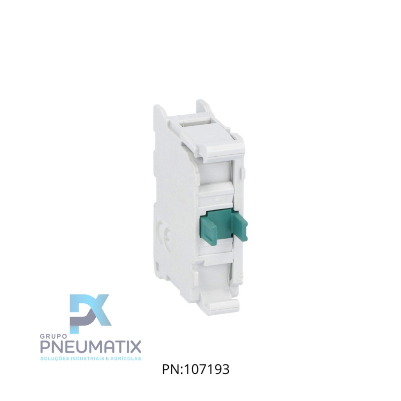 CONTATO AUXILIAR 1NA 10A VERDE SERIE PLATINUN TERMINAL MOLA REF. LPXCS10  LOVATO