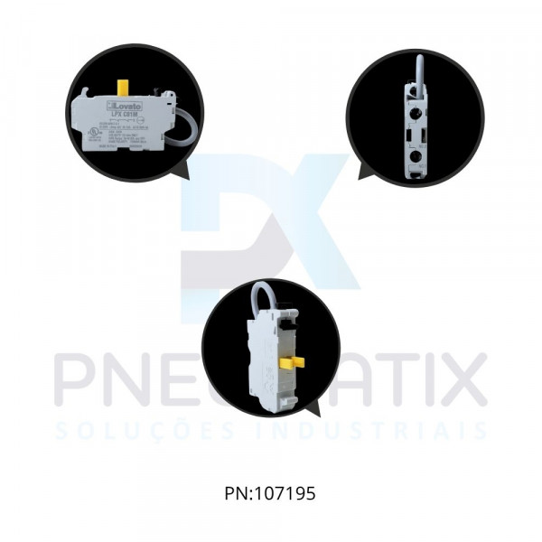 CONTATO AUTO MONITORADO 1NF 10A VERMELHO SERIE PLATINUN TERMINAL PARAFUSO REF. LPXC01M LOVATO CONTATO AUTO MONITORADO 1NF 10A VERMELHO SERIE PLATINUN TERMINAL PARAFUSO REF. LPXC01M LOVATO