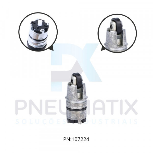 OPERADOR P/ CHAVE FIM DE CURSO PINO ROLETE TERMOPLASTICO  KXAB1 LOVATO