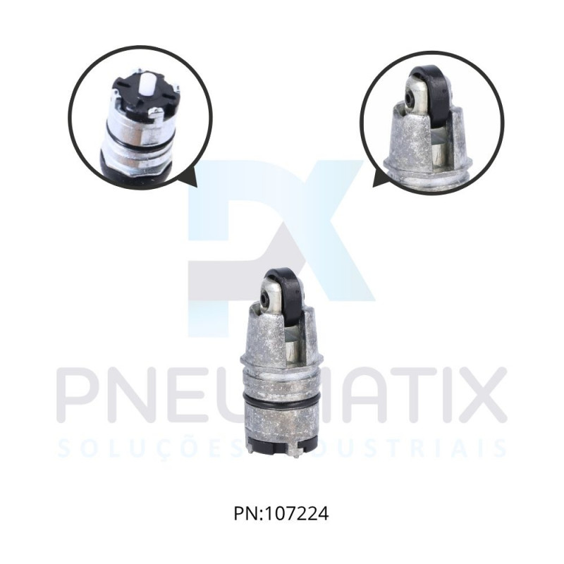 OPERADOR P/ CHAVE FIM DE CURSO PINO ROLETE TERMOPLASTICO  KXAB1 LOVATO