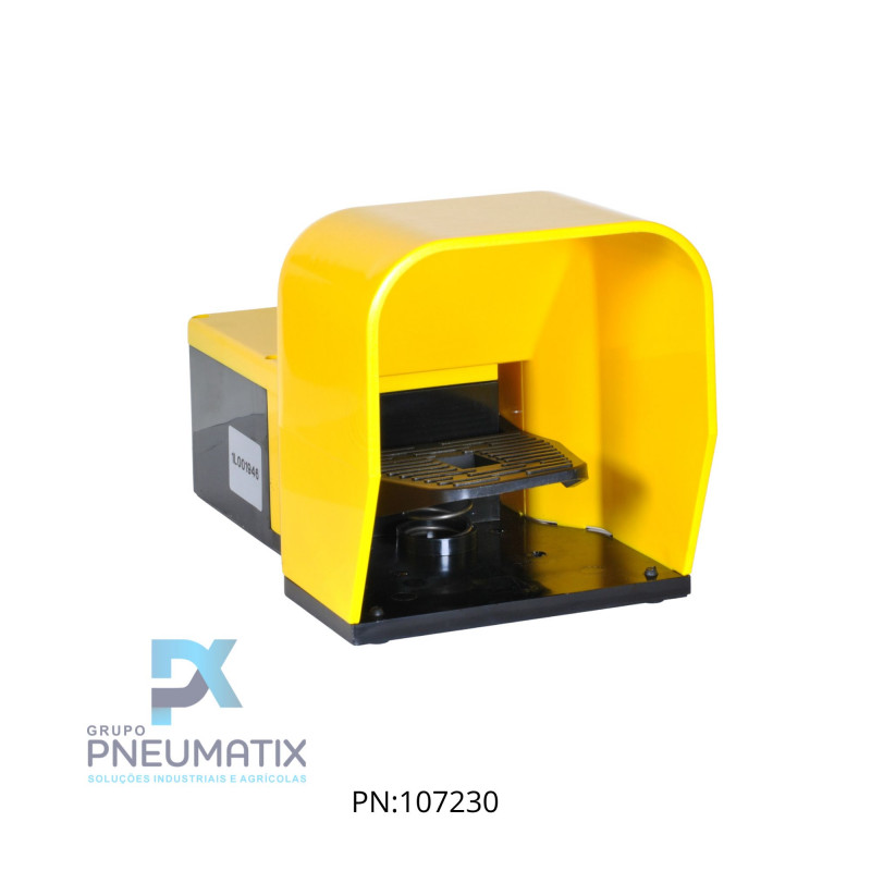 PEDAL ELETRICO COM PROTECAO PLASTICA 1NA+1NF ACAO RAPIDA REF. KG200S11 LOVATO