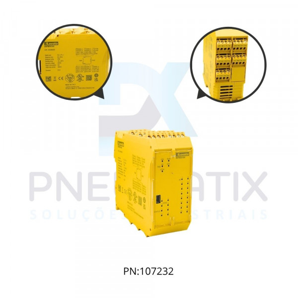 CLP DE SEGURANCA CAT 4 16INP.+4OUT. 24VACC/AC REF. SRPMFA164 LOVATO CLP DE SEGURANCA CAT 4 16INP.+4OUT. 24VACC/AC REF. SRPMFA164 LOVATO
