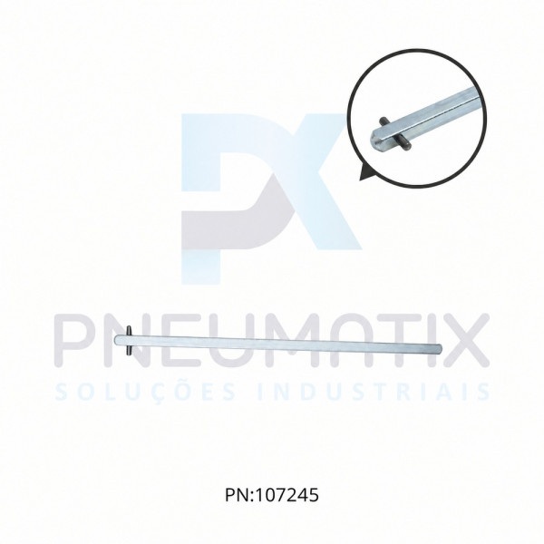 HASTE DE EXTENSAO 300MM P/CHAVE SECCIONADORA TRAVAMENTO DE PORTA REF. GAX7300 LOVATO